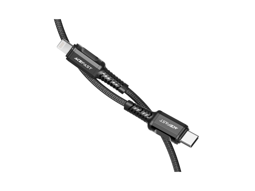 ACEFAST C1-01 USB-C to Lightning Charging Data Cable, 1.2m, 3A ACEFAST C1-01 USB-C to Lightning Charging Data Cable, 1.2m, 3A